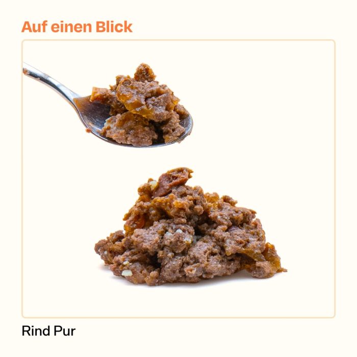 RP2.jpg 12x85g Monoprotein Rind Pur Nassfutter